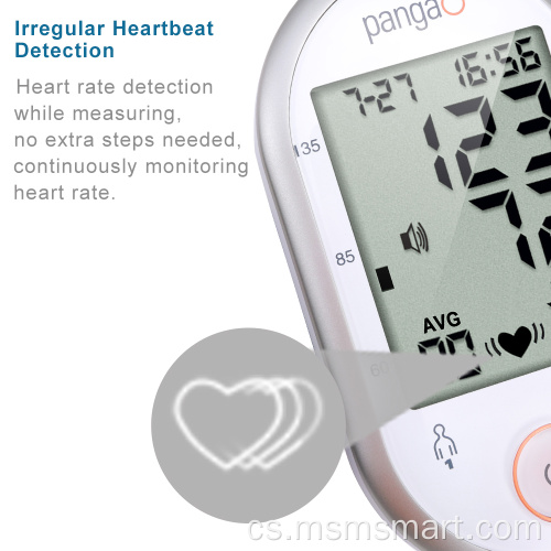 Lékařský klinický digitální monitor krevního tlaku na horní části paže